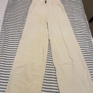 J. Crew Wide leg corduroy pants